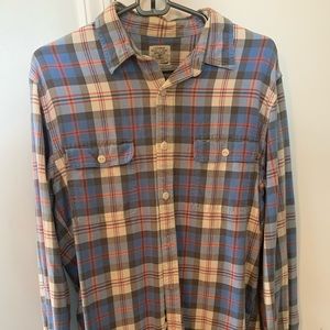Med J crew button up shirt.
